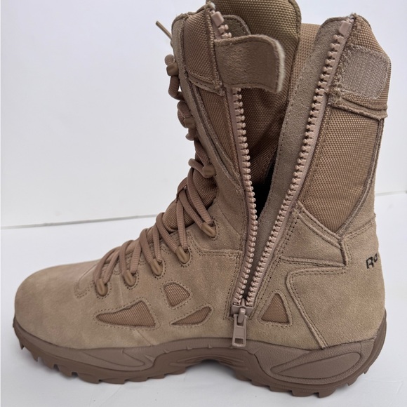 Reebok Men\'s Beige Combat Boots Rapid Response RD Size 14W main image 12